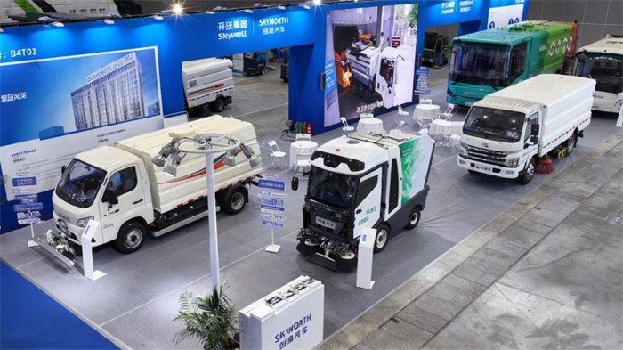 Skyworth Auto သည် Wuhan Environmental Sanitation Expo တွင် ၎င်း၏ 